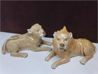 Pair of Chelsea House Lion Figurines