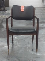 Wood & Leather Office Chair
