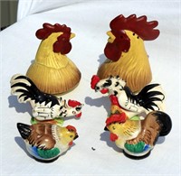 3 Pairs of Vintage Japan Chicken S&P Shakers