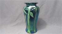Orient & Flume Artg lass 10" Bamboo vase