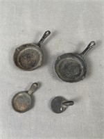 Miniature Cast Iron Fry Pans