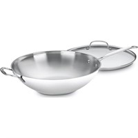 Cuisinart 14-Inch Stir-Fry Pan, Helper Handle and