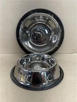 Brand new stainless dog bowls