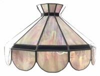 Stained Slag Glass Lamp Shade