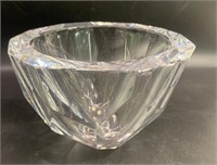 Signed Orrefors Glass Bowl