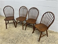 Set of 4 Spindleback Dinette Chairs
