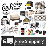 East Lansing Auction - FREE US Shipping May 16th