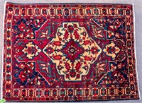 Antique Persian Rug Hand Knotted Bakhtiari Carpet