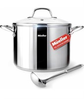 Mueller 8qt stainless steel cooking pot