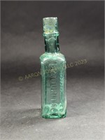 Vintage Green Glass Bottle