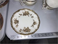 Hammersley & CO Gold and White Plate