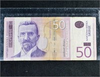 $50 SERBIA BANK NOTES BILLS 2013