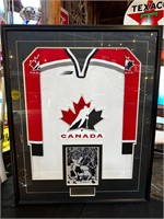 35 x 42” Framed Team Canada Paul Henderson Signed