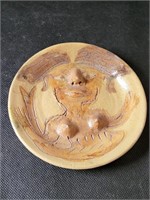 VTG Art Pottery Woman Trinket Dish