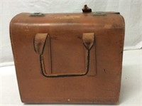 Vintage Leather File Organizer - 10C
