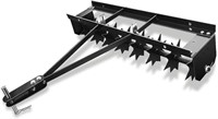 Tractive Lawn Spike Aerator with Weighted Tray