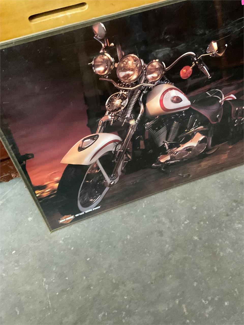 Harley Davidson Motorcycle Print