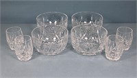 8pc. Waterford "Lismore" Crystal