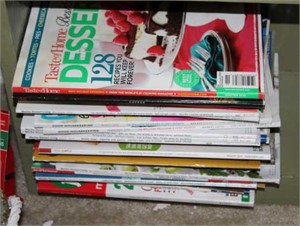 SELECTION OF COOKING AND LIVING MAGAZINES