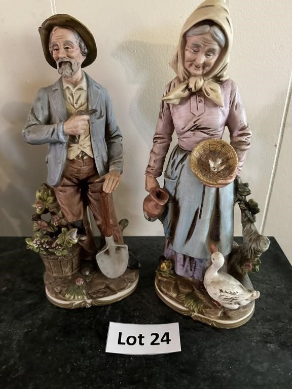 Vintage Homeco Farmer Man & Woman