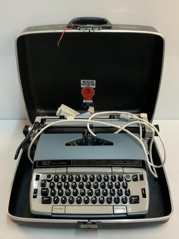 Typewriter in Case