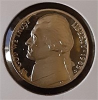 PROOF JEFFERSON NICKEL-1985-S