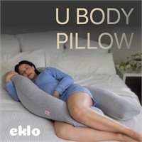 EKLO U-Shape Full Body Pregnancy Pillow