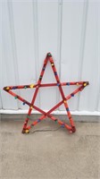 HOMEMADE LIGHTED CHRISTMAS STAR