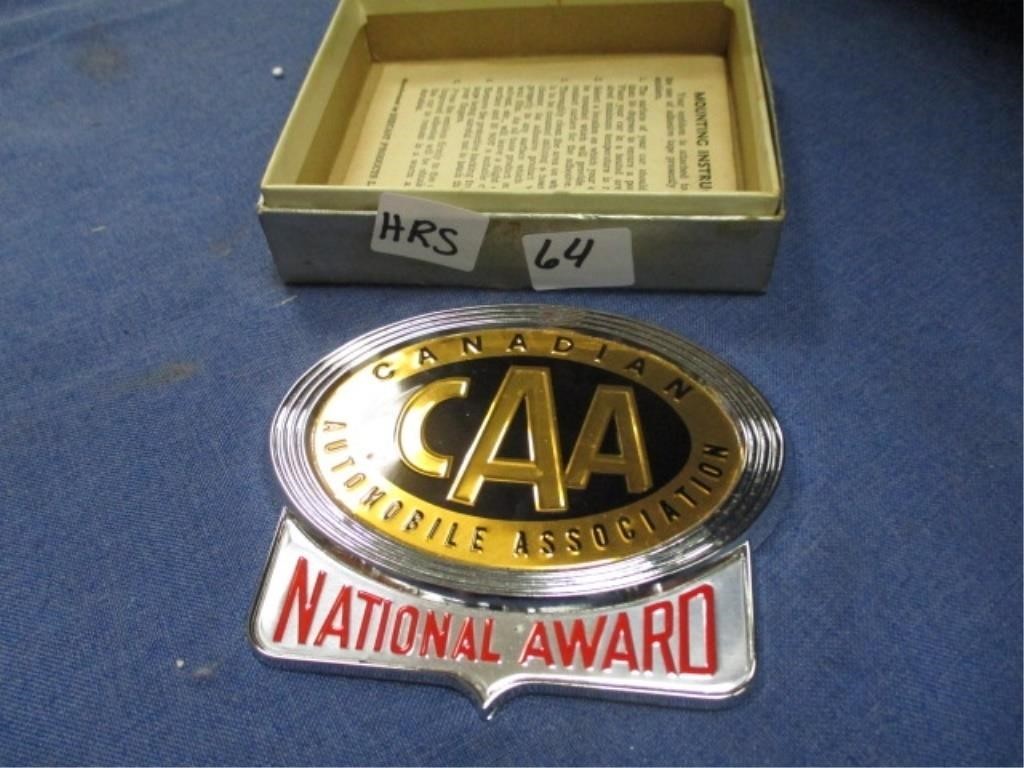 CAA National award .