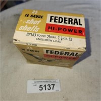 Federal 16 ga. Shotgun Shells - 1 box