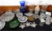 Glass Vases, Serving Dishes - 2 boxes