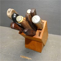 Knife Block w/ Various Knives