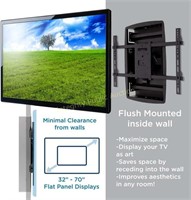 Mount-It Recessed Articulating TV Wall Mount