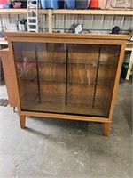 Oak Display Cabinet (see descr)