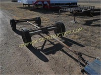 4 wheel steerable farm trailer frame, no title