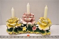 Capodimonte candle holder (light chipping and one