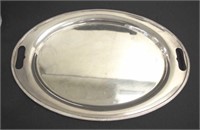George V sterling silver serving tray