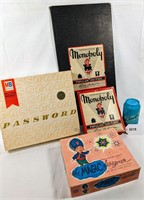 Vintage Board Game Lot Monopoly Password