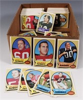 1970 Topps Football approx 200+ cards, assorted