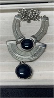 Silver Tone Costume Jewelry Necklace