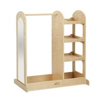 ECR4Kids Dress-Up Center - Mirrors, Natural