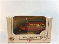 1931 Delivery Truck Die Cast Bank