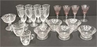 Grouping of Cut and Elegant Stemware