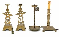 Collection Brass Candlesticks