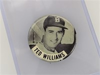 1950's Ted Williams Pin Button Boston Red Sox