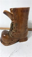 Wood craved boot