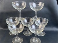 7 Champagne Coupes