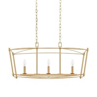 Home Decorators Marston 3-Light Brushed Gold