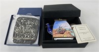 Kelvin Chen No.4 Teapot & Pewter Pilgrims Token