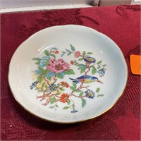 Vintage porcelain Ainsley ring dish 4 1/2” round